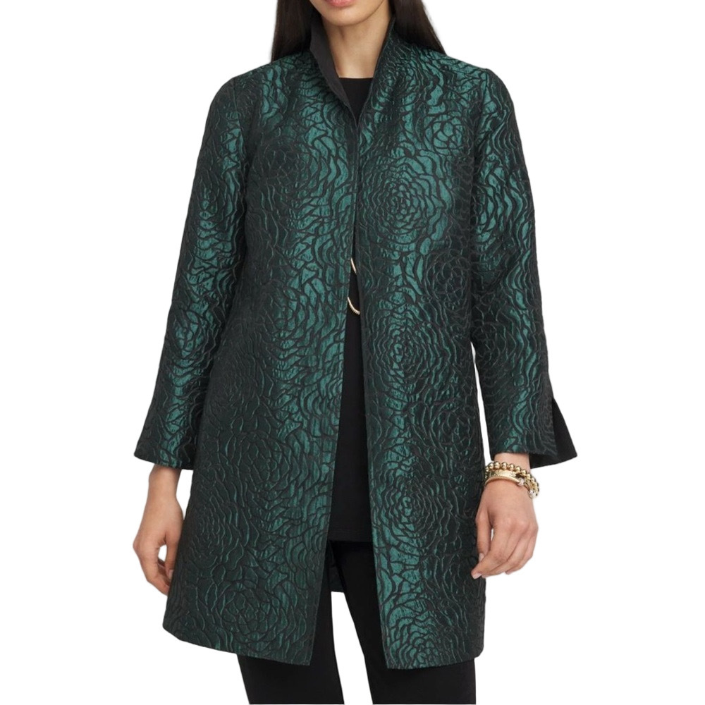 12. NWT WOMENS CHICO’S TRAVELERS 3/XL DETAIL JACKET - Picture 2 of 8